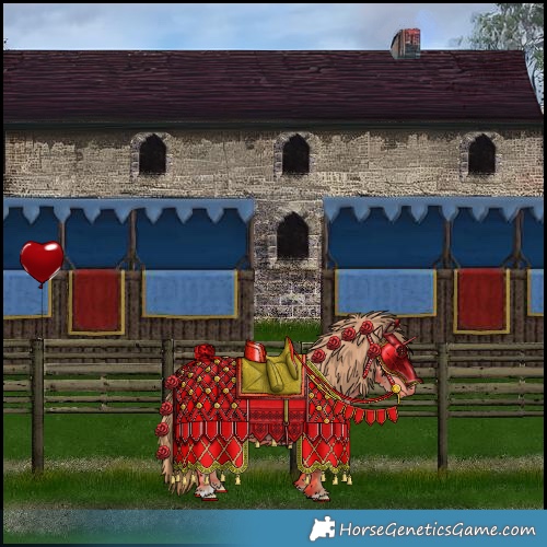 Horse Color:Gold Champagne Pearl Rabicano and Gold Champagne Pearl Rabicano