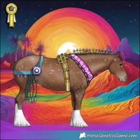Horse Color:Gray Black Pearl Snowflake Varnish