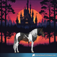 Horse Color:Brown Tobiano 