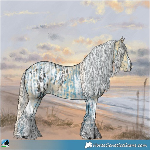 Horse Color:ERROR: UNKNOWN ANOMALY and Silver Buckskin Ice Dun Tobiano Appaloosa