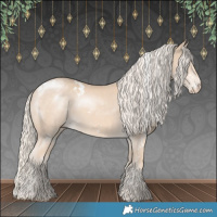 Horse Color:White Spotted Cremello 