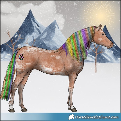 Horse Color:Painted Silver Bay Ice 