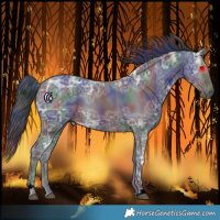 Horse Color:Nacre Black Ice 