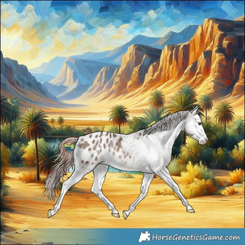 Horse Color:Liver Red Dun Sabino Splash Blanket Rabicano Brindle 