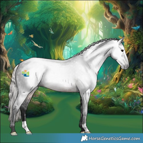 Horse Color:Gray Silver Brown 