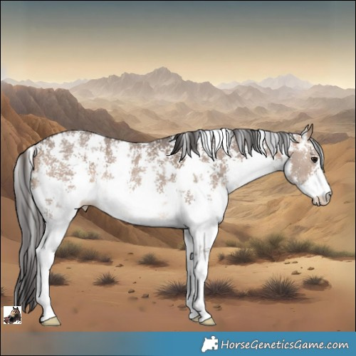 Horse Color:Bay Dun Sabino 