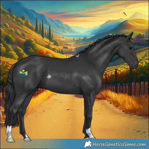 Horse Color:Black 