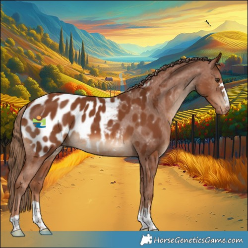 Horse Color:Chestnut Appaloosa 
