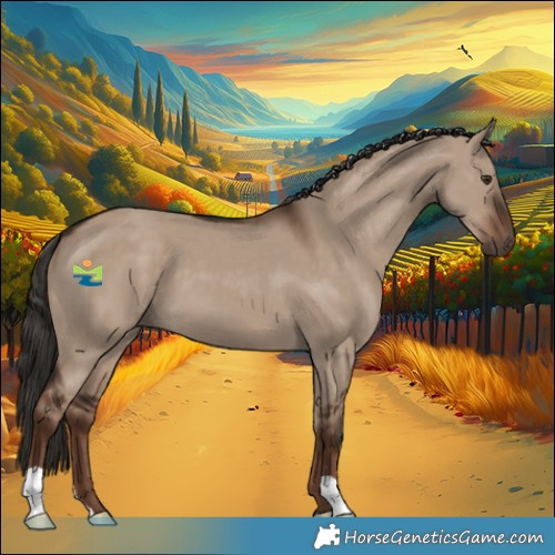 Horse Color:Liver Red Dun 