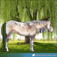 Horse Color:Painted Brown Ice Onyx Tobiano 