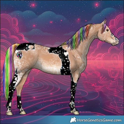 Horse Color:Painted Chestnut Ice Tobiano