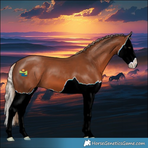 Horse Color:Chestnut Splash 