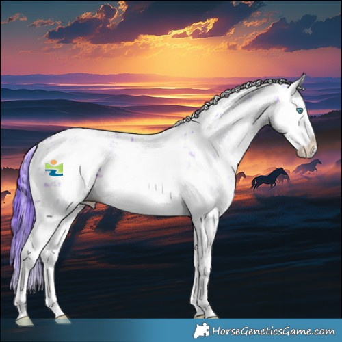Horse Color:Watercolor Brown Sabino Splash 