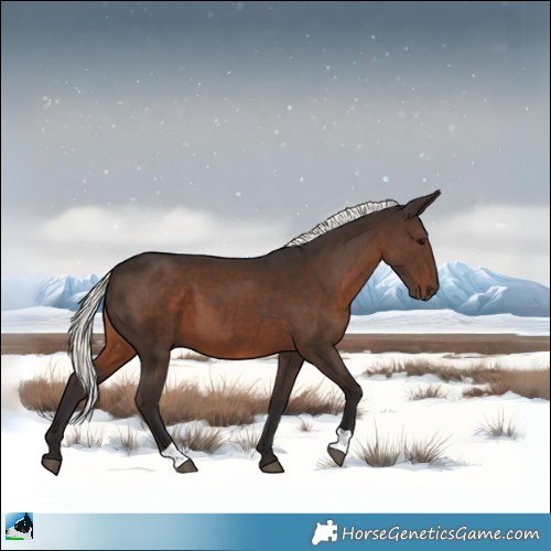Horse Color:Liver Chestnut Mushroom 