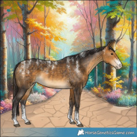 Horse Color:Powder White Buckskin
