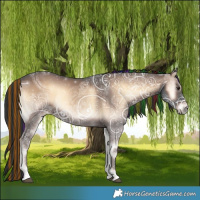Horse Color:Painted White Spotted Liver Red Onyx Ice 