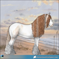 Horse Color:Bay Pearl Onyx Mushroom Sabino Splash Tobiano Rabicano 
