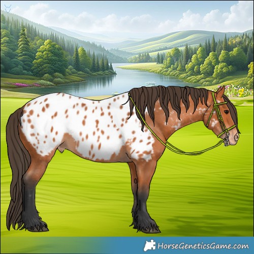 Horse Color:Bay Appaloosa 
