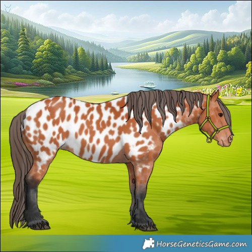 Horse Color:Bay Near Leopard 