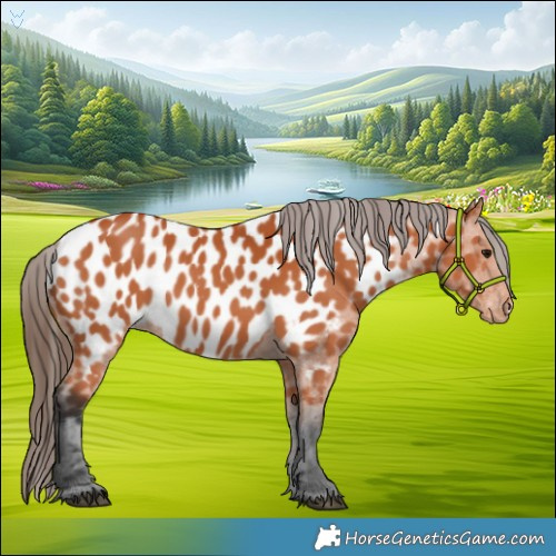 Horse Color:Bay Appaloosa 