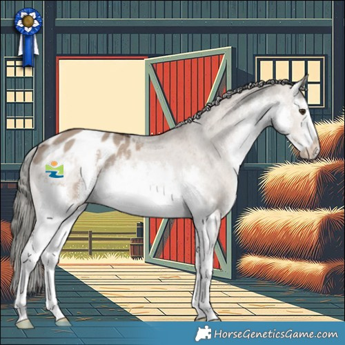 Horse Color:White Spotted Liver Red Dun Mushroom Appaloosa 