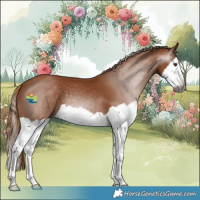 Horse Color:Gray Chestnut Splash 