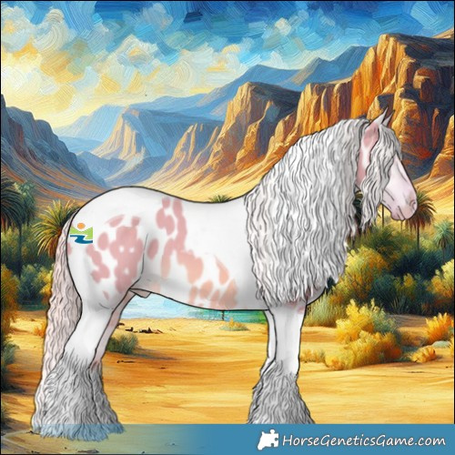 Horse Color:Watercolor Chocolate Palomino Dun Tobiano Blanket 