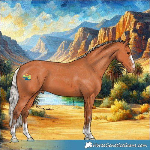 Horse Color:Silver Bay Appaloosa 