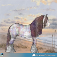 Horse Color:Nacre Plaid  Chocolate Brown Chinchilla Sabino Rabicano 