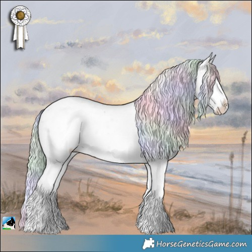 Horse Color:Nacre Plaid  Chocolate Silver Brown Chinchilla Sabino 