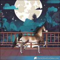 Horse Color:Liver Red Onyx Tobiano 