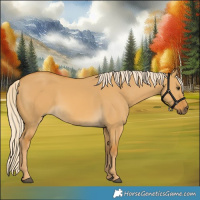 Horse Color:Palomino Dun Rabicano 