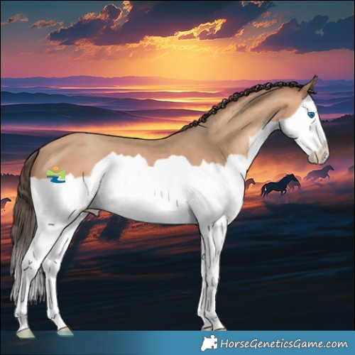 Horse Color:Amber Champagne Splash 