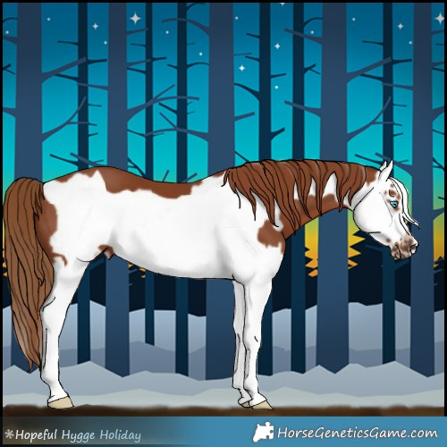 Horse Color:Chestnut Splash Frame 