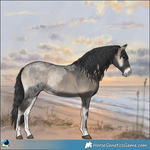 Horse Color:Blue Onyx Ice 