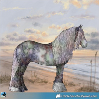 Horse Color:Nacre Chocolate Silver Brown Chinchilla Ice Onyx 