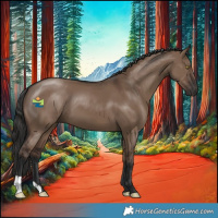 Horse Color:Liver Red Dun 