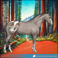 Horse Color:Liver Red Dun Varnish Brindle 