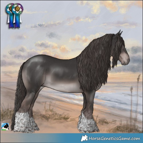 Horse Color:Platinum Liver Chestnut Tobiano 