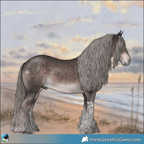 Horse Color:Platinum Liver Chestnut Tobiano 