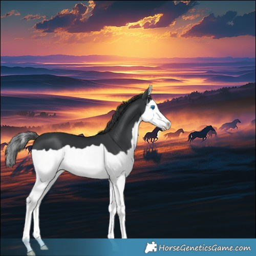 Horse Color:Black Splash 