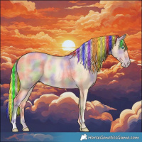 Horse Color:Painted Nacre Palomino Pearl 