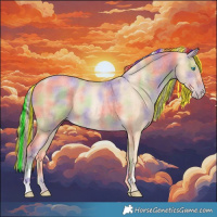 Horse Color:Painted Nacre Palomino Pearl