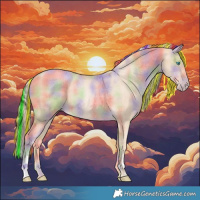 Horse Color:Painted Nacre Palomino Pearl 
