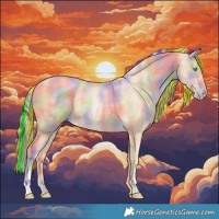 Horse Color:Painted Nacre Palomino Pearl