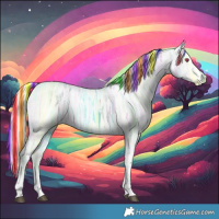 Horse Color:Painted Chestnut Chinchilla Ice Tobiano 