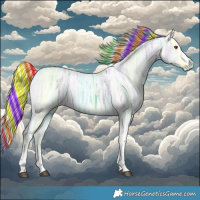 Horse Color:Painted Chestnut Chinchilla Ice Tobiano