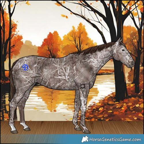 Horse Color:Gray Chestnut Ice 