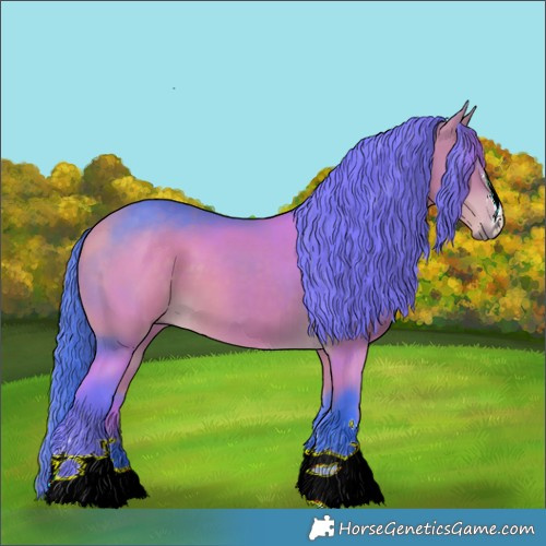 Horse Color:Watercolor Buckskin 
