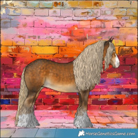 Horse Color:Chocolate Palomino 